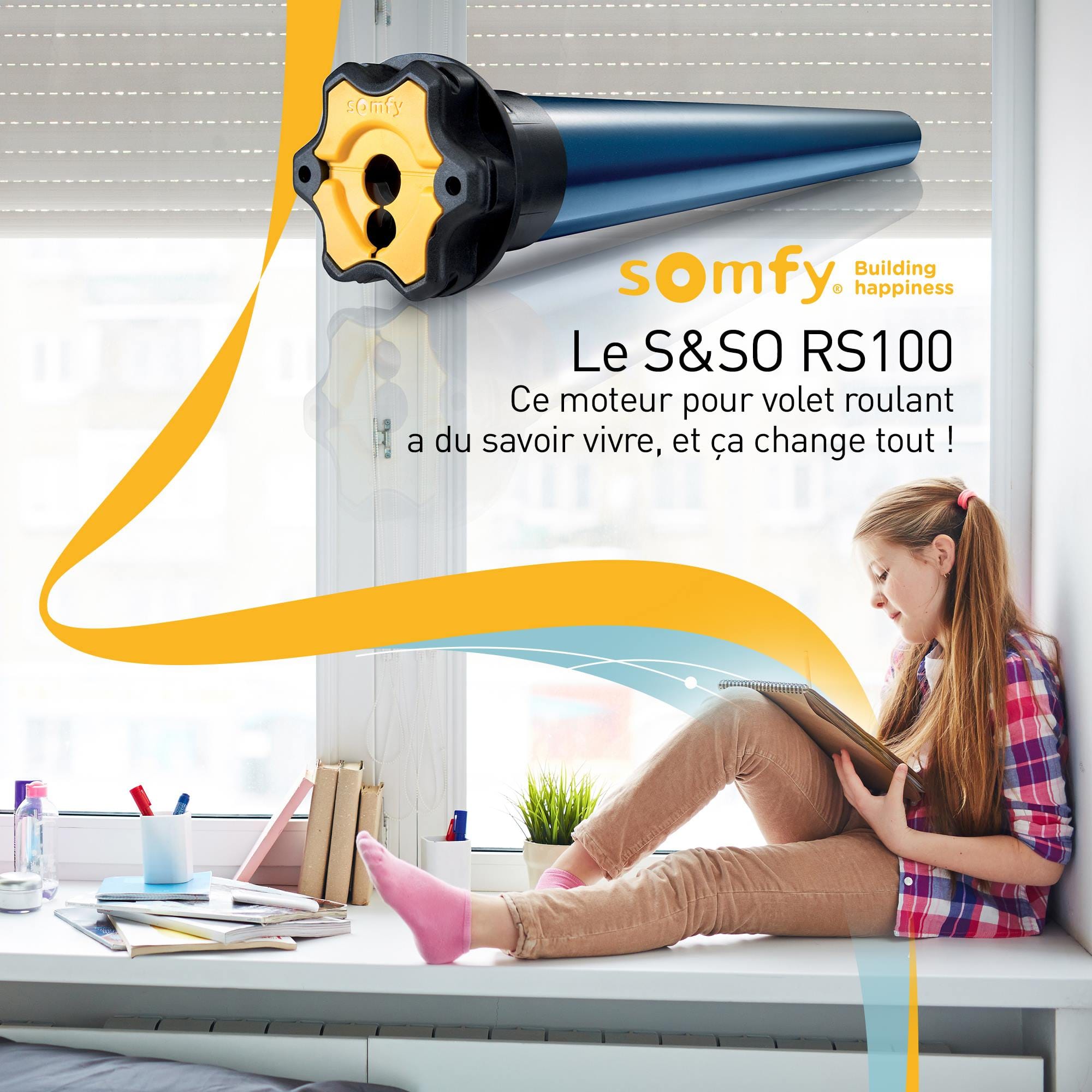 Motorisation Somfy S&SO RS100 io : Le silence et le confort absolu | Landes Habitat
