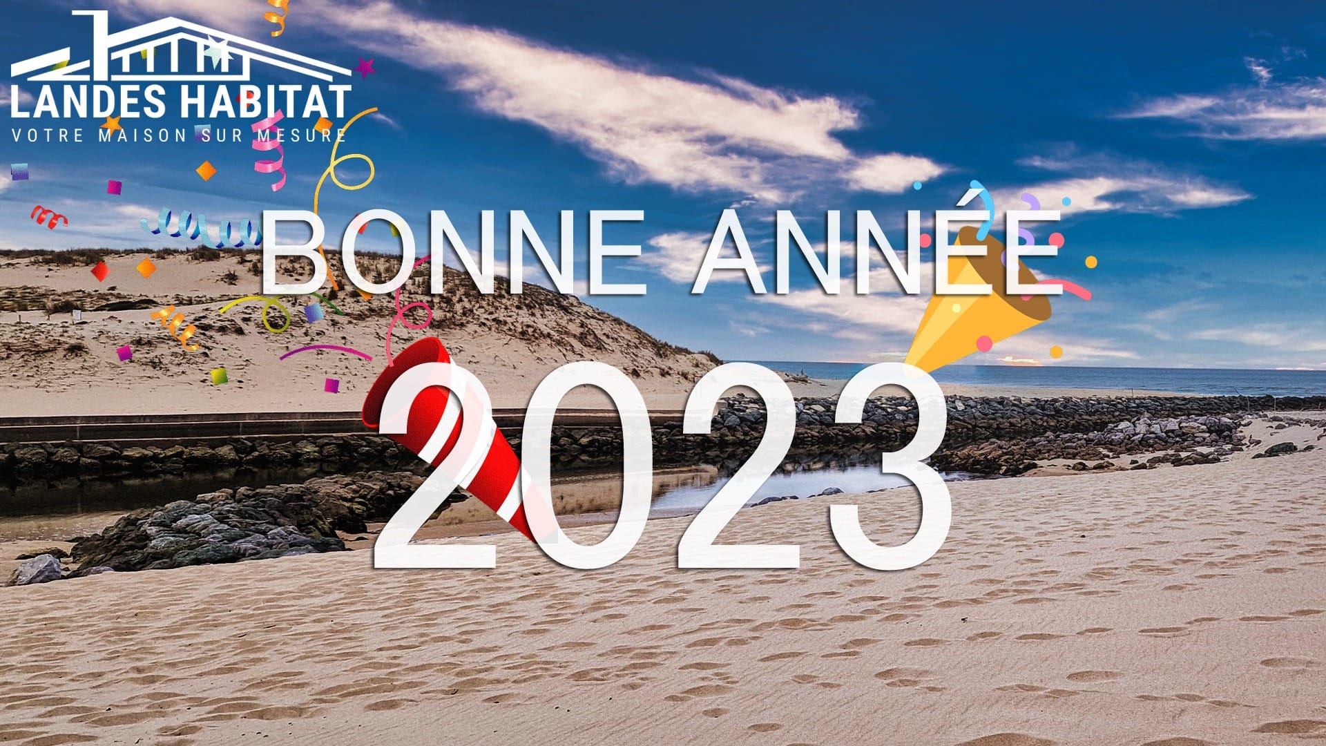 🎉 ​ Bonne année 2023 ! ✏️  Remplie de réussite | Landes Habitat